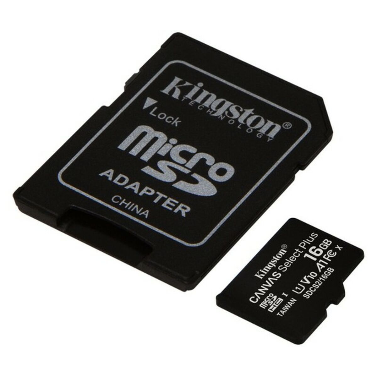 Mikro-SD Minnekort med Adapter Kingston SDCS2 100 MB/s exFAT